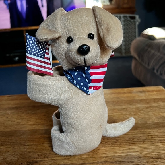 Celebrate Americana Together Dog Wine Bottle Hugger - Picture 2 of 11